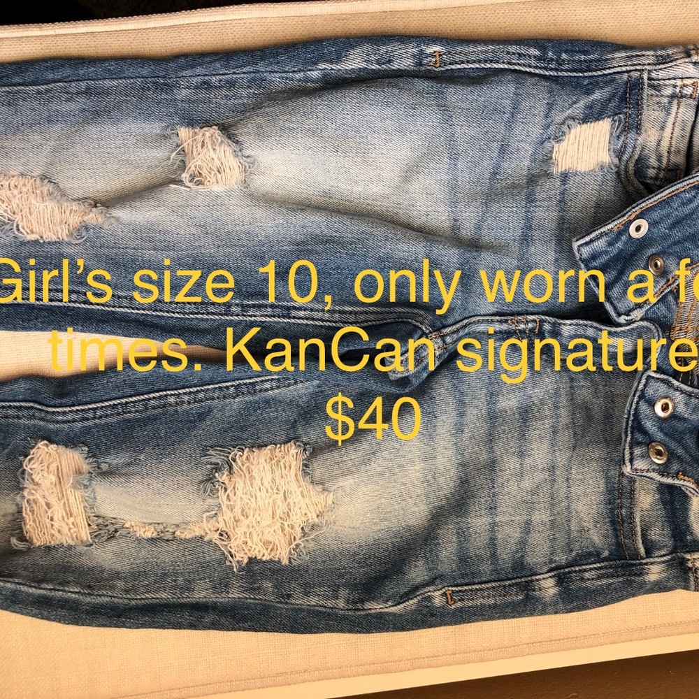 Girls size 10 KanCan jeans